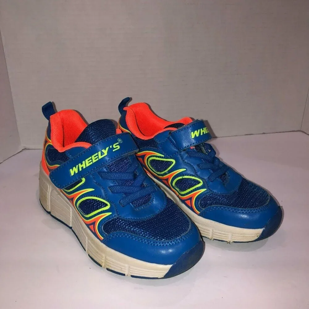Kids Blue and Orange Wheelys